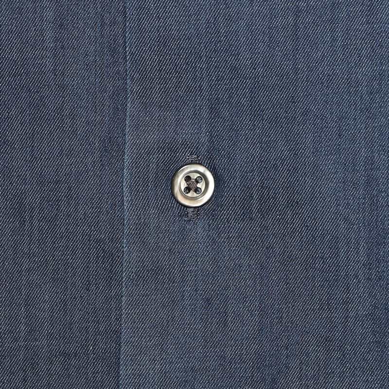 BARNEYS NEW YORK デニムシャツ NAVY
