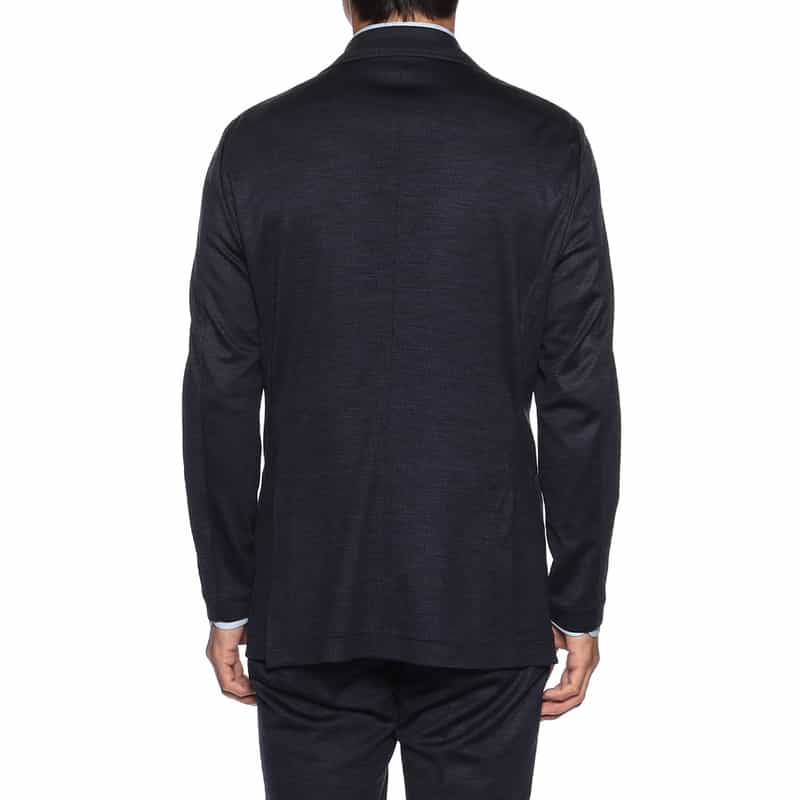 BARNEYS NEW YORK セットアップ千鳥柄ジャージージャケット NAVY