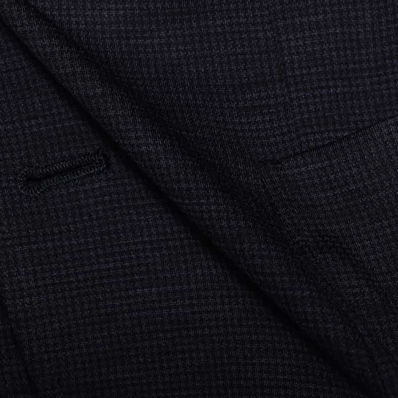 BARNEYS NEW YORK セットアップ千鳥柄ジャージージャケット NAVY