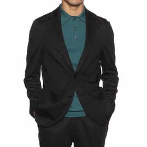 セットアップ千鳥柄ジャージージャケット