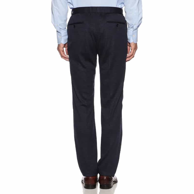 BARNEYS NEW YORK セットアップ千鳥柄ジャージーパンツ NAVY