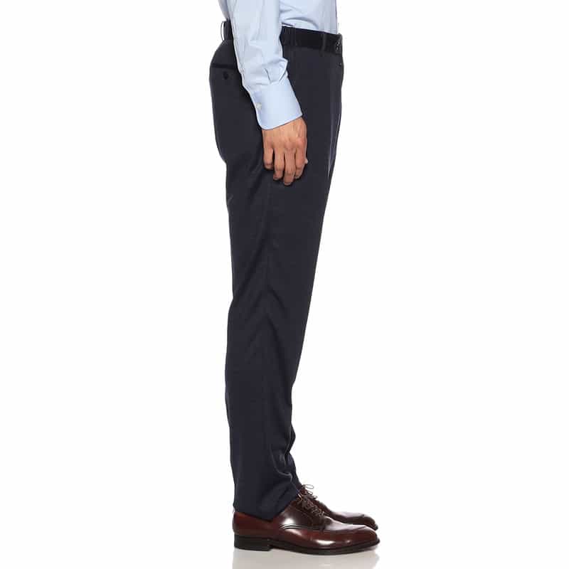 BARNEYS NEW YORK セットアップ千鳥柄ジャージーパンツ NAVY