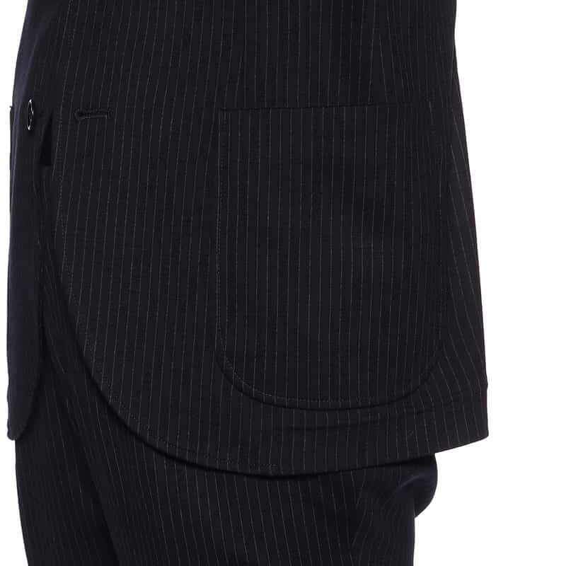 BARNEYS NEW YORK セットアップジャージージャケット NAVY