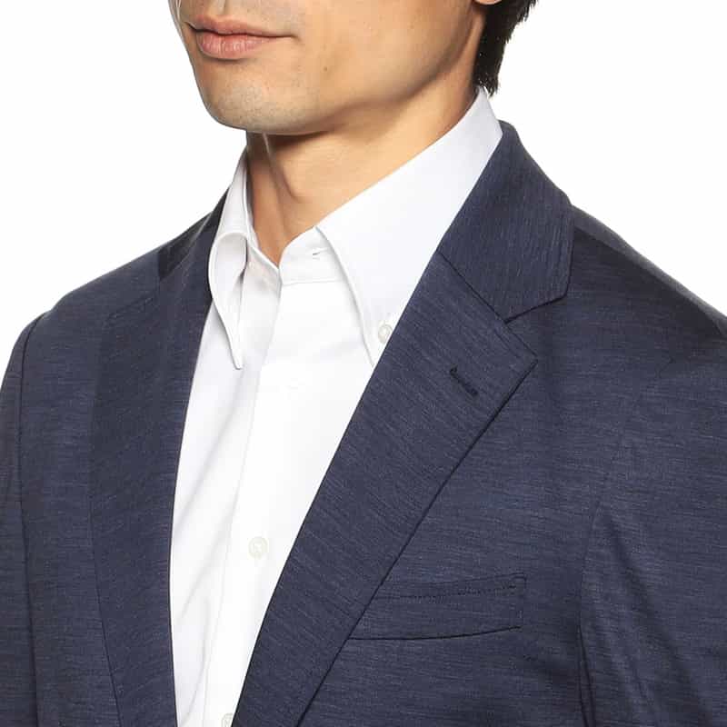 BARNEYS NEW YORK セットアップウールジャージージャケット BLUE