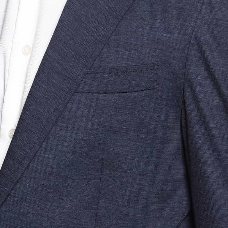 BARNEYS NEW YORK セットアップウールジャージージャケット BLUE