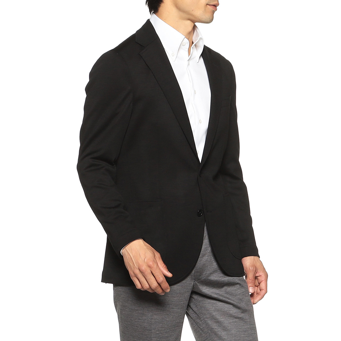 セットアップウールジャージージャケット