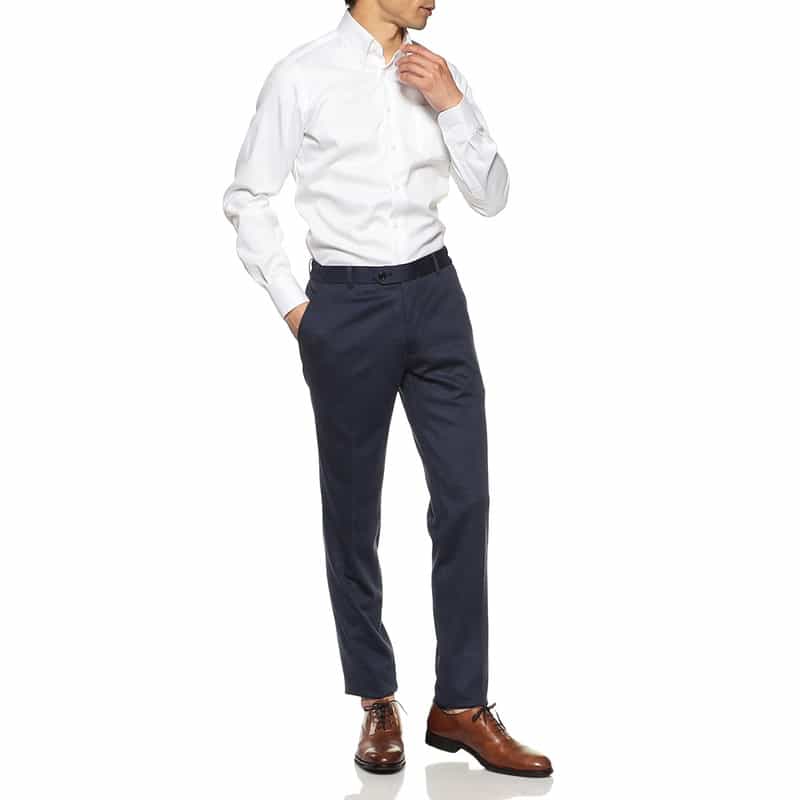 BARNEYS NEW YORK セットアップウールジャージーパンツ BLUE