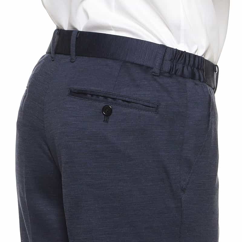 BARNEYS NEW YORK セットアップウールジャージーパンツ BLUE