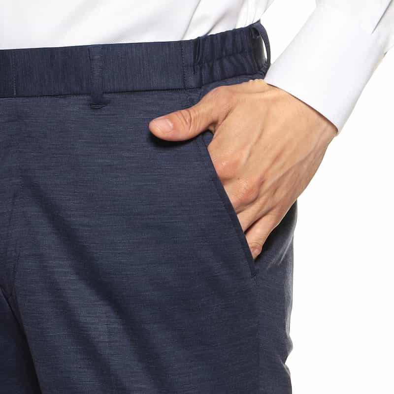 BARNEYS NEW YORK セットアップウールジャージーパンツ BLUE