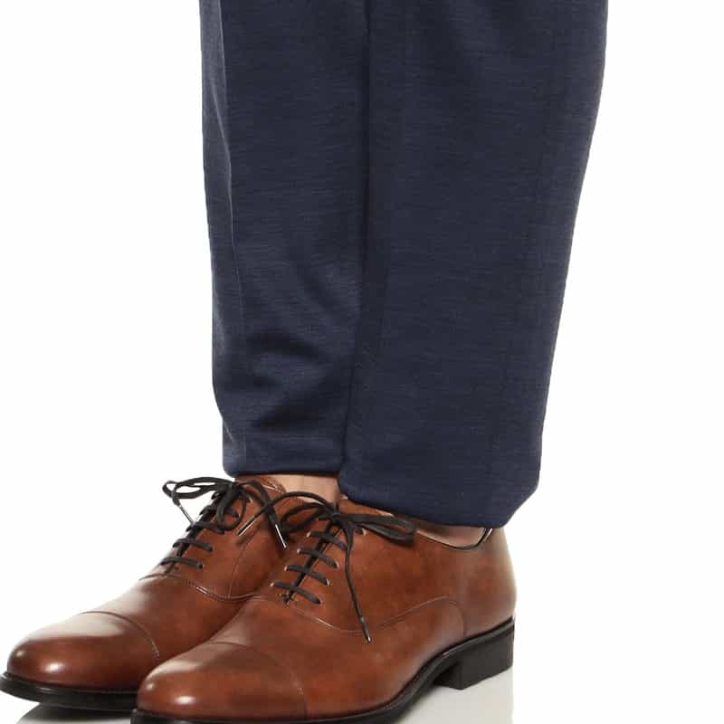 BARNEYS NEW YORK セットアップウールジャージーパンツ BLUE