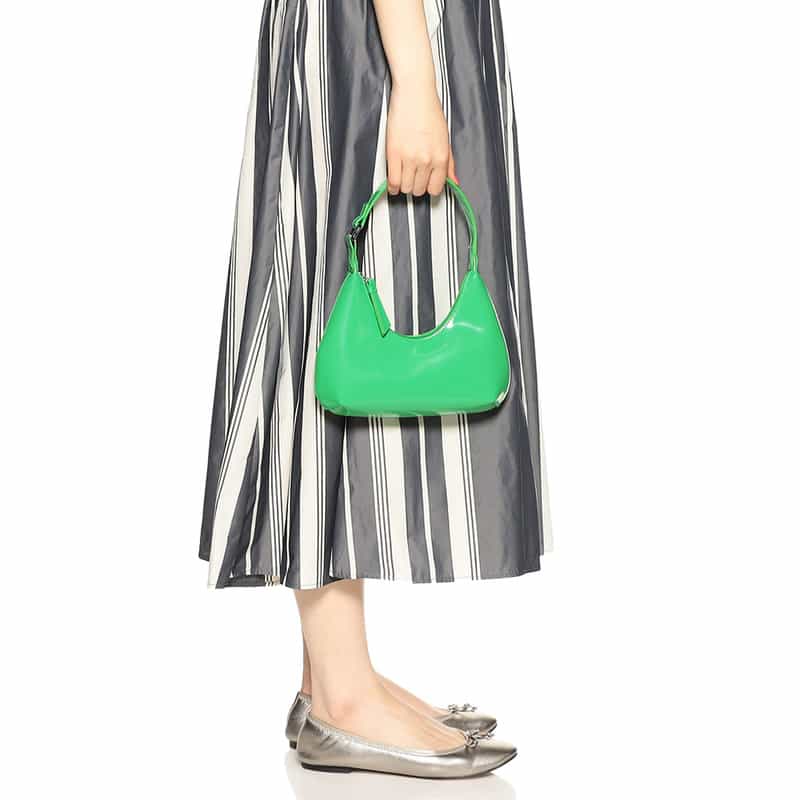 BY FAR ワンハンドルミニバッグ GREEN