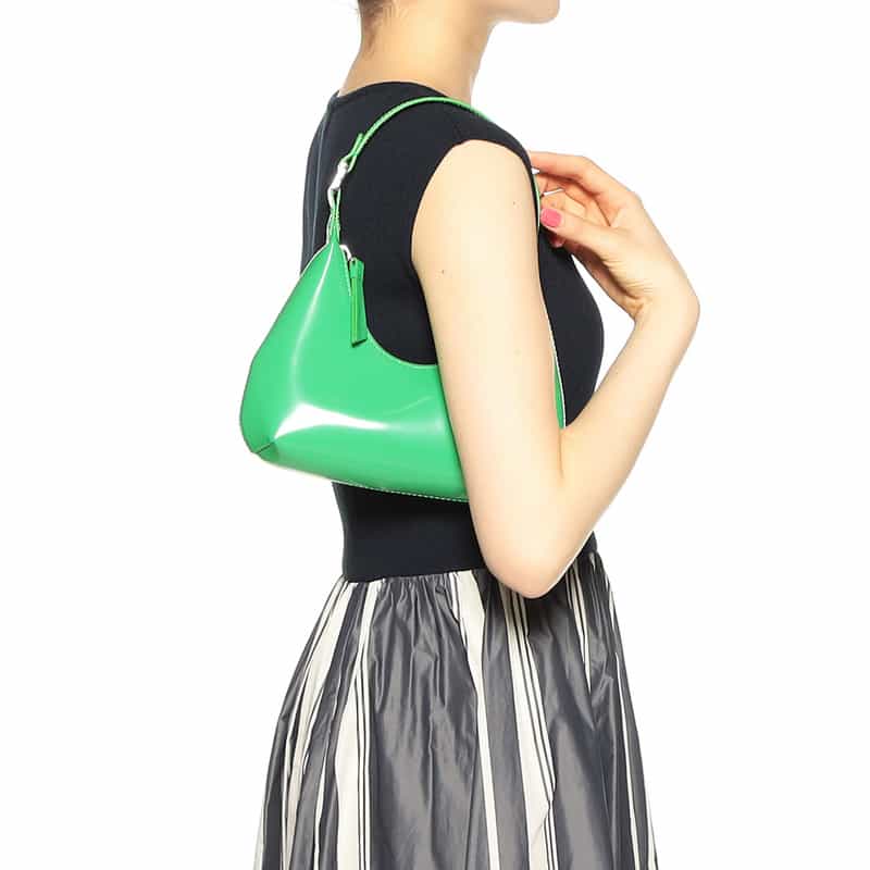 BY FAR ワンハンドルミニバッグ GREEN