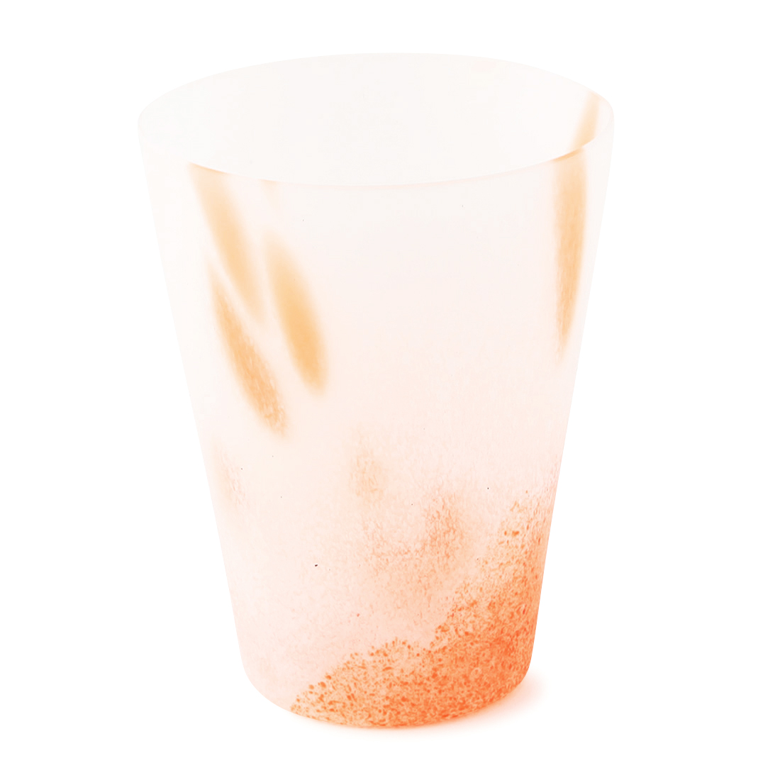 SGHR＜スガハラ＞タンブラー　“ファルベ"　（オレンジフロスト）