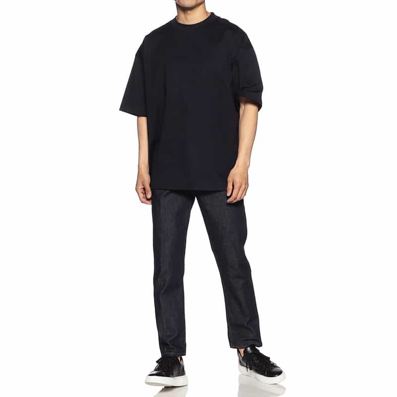 GIM gim＜ジム＞バーニーズ　ニューヨーク限定オーバーサイズTシャツ NAVY