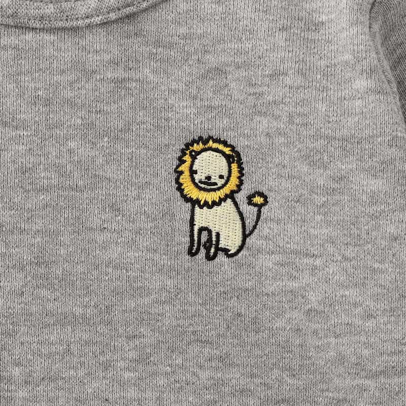 BARNEYS NEW YORK ライオンベビースウェットプルオーバー GRAY