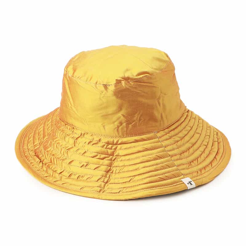 ROMUALDA リバーシブルペイントハット YELLOW