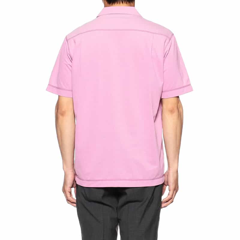 BARNEYS NEW YORK 鹿の子オープンカラーシャツ PINK
