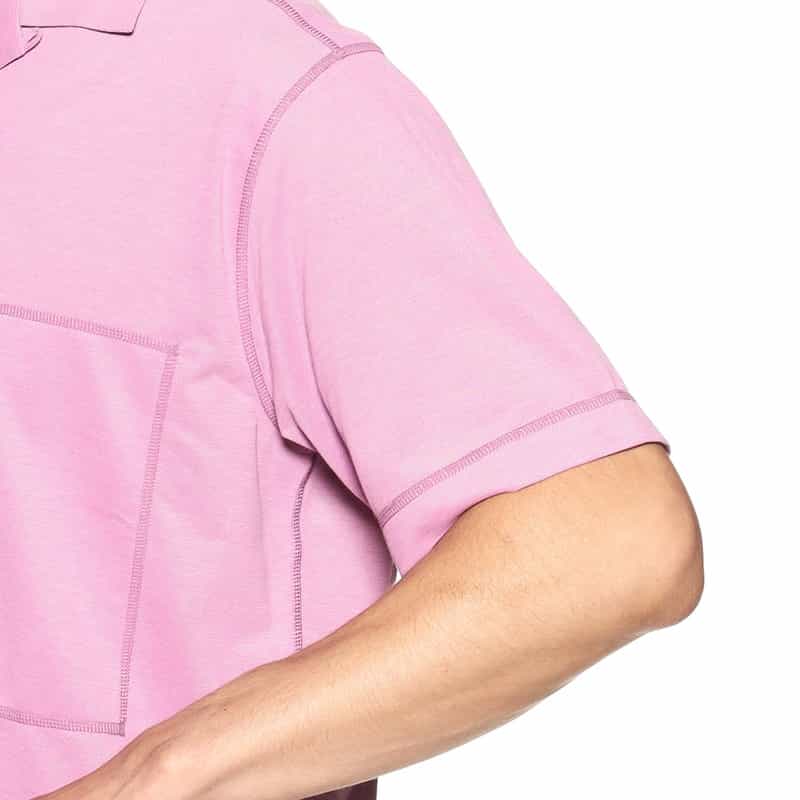 BARNEYS NEW YORK 鹿の子オープンカラーシャツ PINK