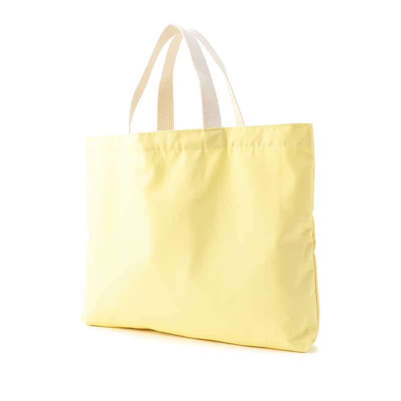 BARNEYS NEW YORK ライオンワッペン付きレッスンバッグ LIGHT YELLOW