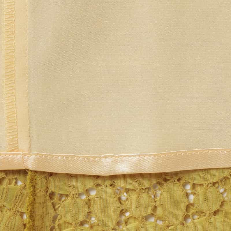 BARNEYS NEW YORK レース マーメイドスカート YELLOW