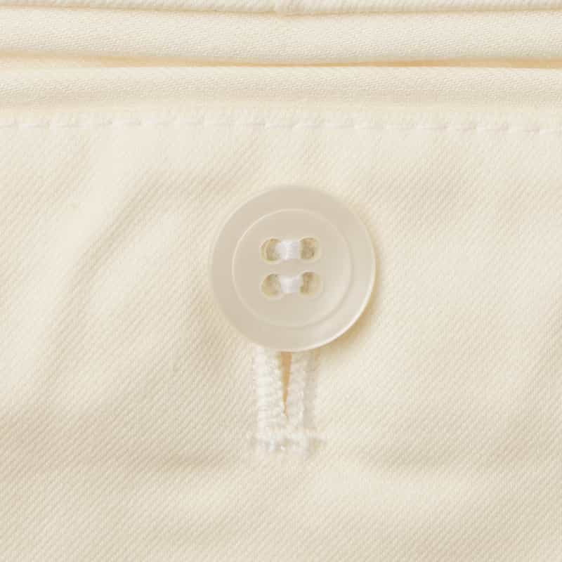 BARNEYS NEW YORK ツイル素材カジュアルショーツ WHITE