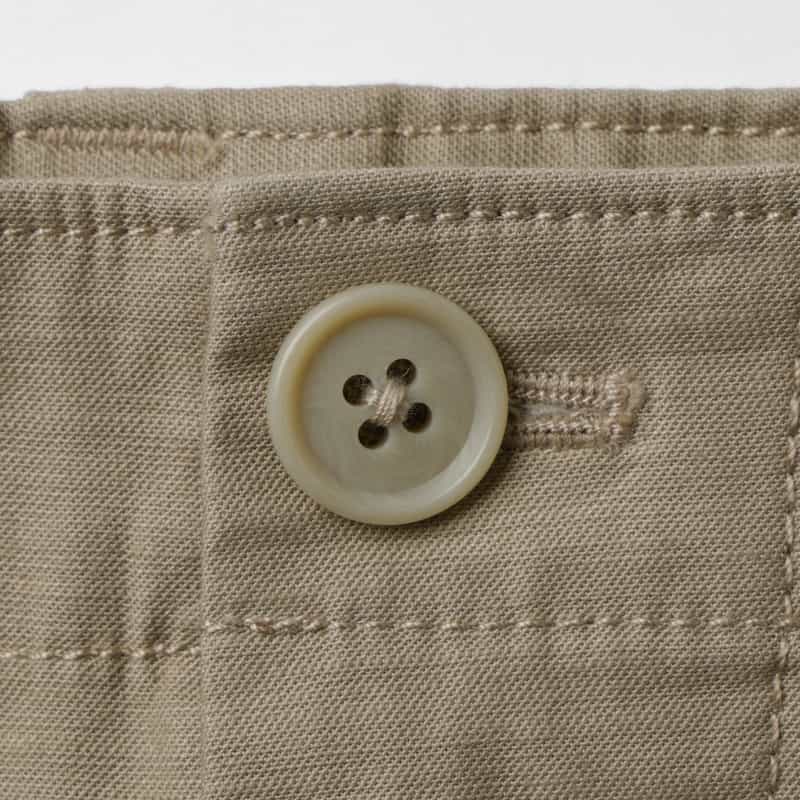 BARNEYS NEW YORK コットン素材ベイカーパンツ BEIGE