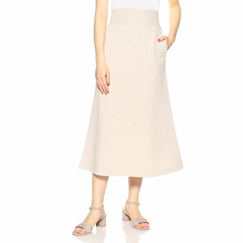 SYNE TOKYO シン トウキョウ×翁安芸氏 コラボレートマーメイドスカート LT BEIGE