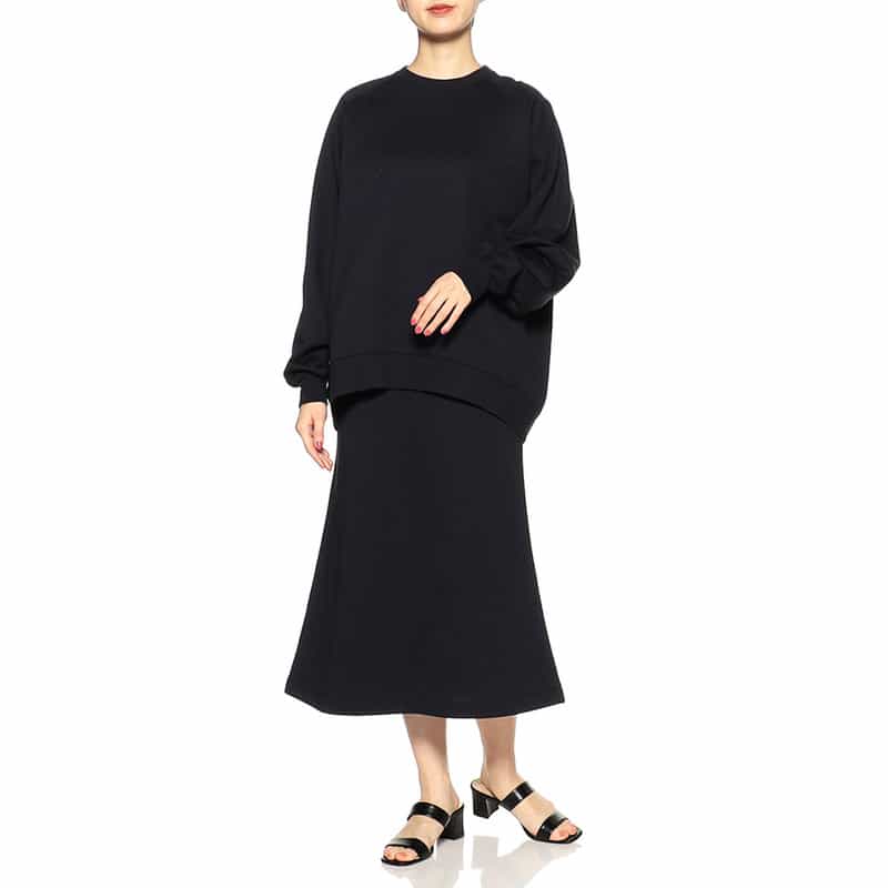 SYNE TOKYO シン トウキョウ×翁安芸氏 コラボレートマーメイドスカート NAVY