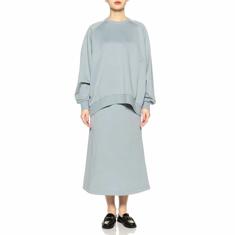 SYNE TOKYO シン トウキョウ×翁安芸氏 コラボレートマーメイドスカート LIGHT BLUE