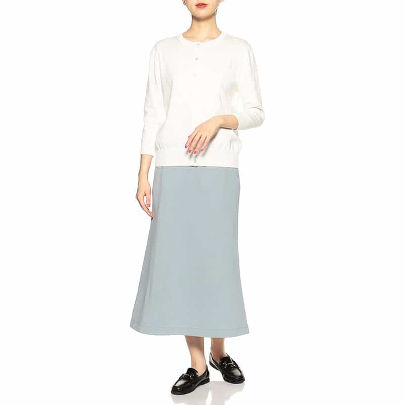 SYNE TOKYO シン トウキョウ×翁安芸氏 コラボレートマーメイドスカート LIGHT BLUE