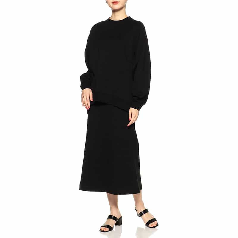 SYNE TOKYO シン トウキョウ×翁安芸氏 コラボレートマーメイドスカート BLACK