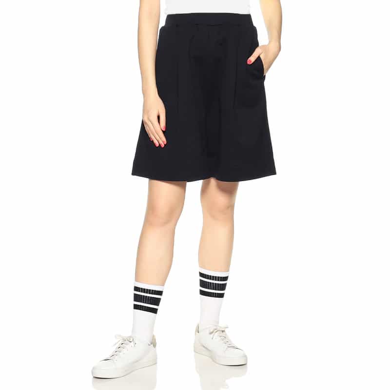 SYNE TOKYO シン トウキョウ×翁安芸氏 コラボレートキュロットパンツ NAVY