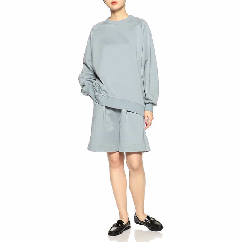 SYNE TOKYO シン トウキョウ×翁安芸氏 コラボレートキュロットパンツ LIGHT BLUE