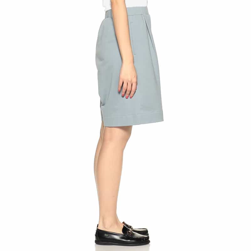 SYNE TOKYO シン トウキョウ×翁安芸氏 コラボレートキュロットパンツ LIGHT BLUE