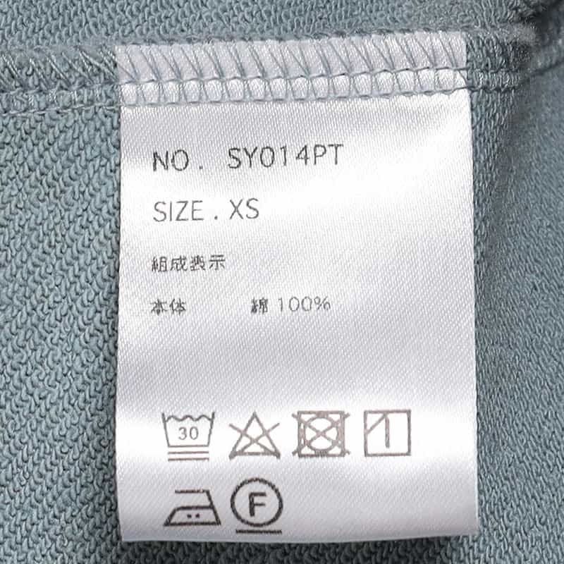 SYNE TOKYO シン トウキョウ×翁安芸氏 コラボレートキュロットパンツ LIGHT BLUE