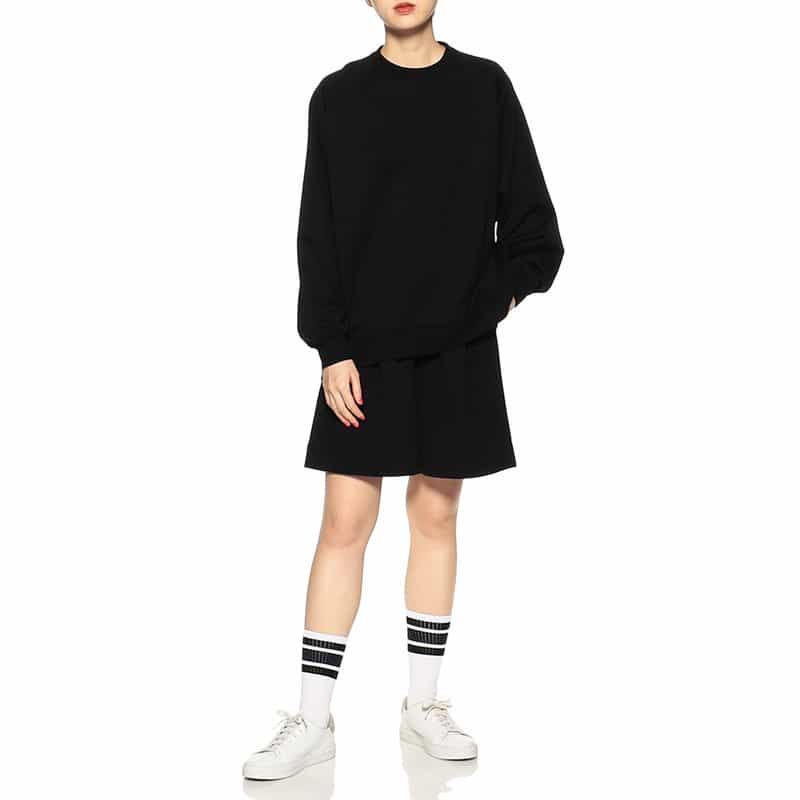 SYNE TOKYO シン トウキョウ×翁安芸氏 コラボレートキュロットパンツ BLACK