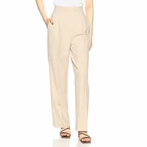 ウォッシャブルハイウエストワイドパンツ