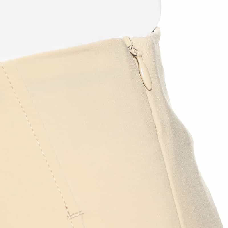 BARNEYS NEW YORK ウォッシャブルハイウエストワイドパンツ LT BEIGE