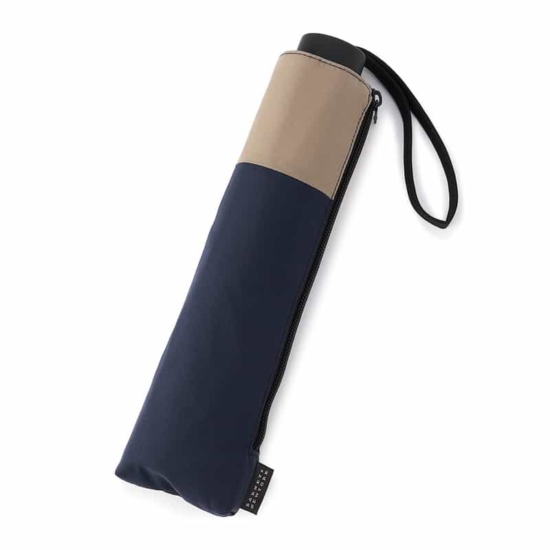 BARNEYS NEW YORK バックプロテクト　フォールディングアンブレラ NAVY