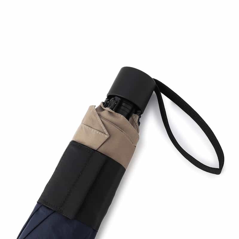 BARNEYS NEW YORK バックプロテクト　フォールディングアンブレラ NAVY
