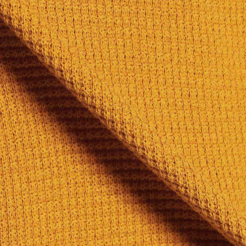 BARNEYS NEW YORK ワッフルニットTシャツ YELLOW
