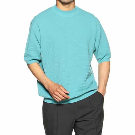 ワッフルニットTシャツ