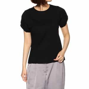 ウォッシャブルコットンノットスリーブカットソー