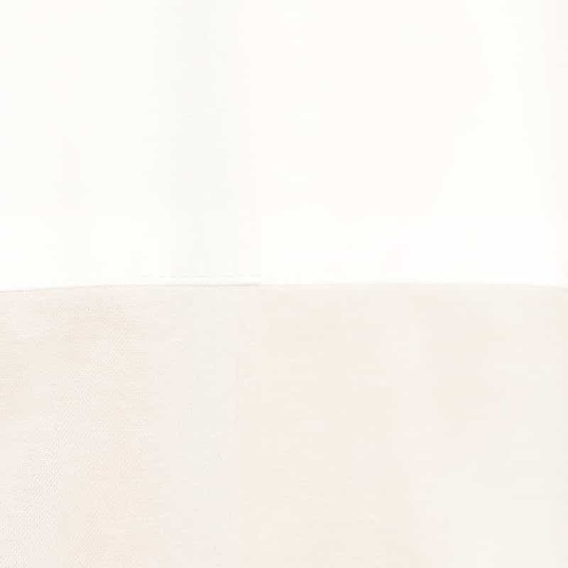 BARNEYS NEW YORK ウォッシャブル切替スリーブシャツ WHITE