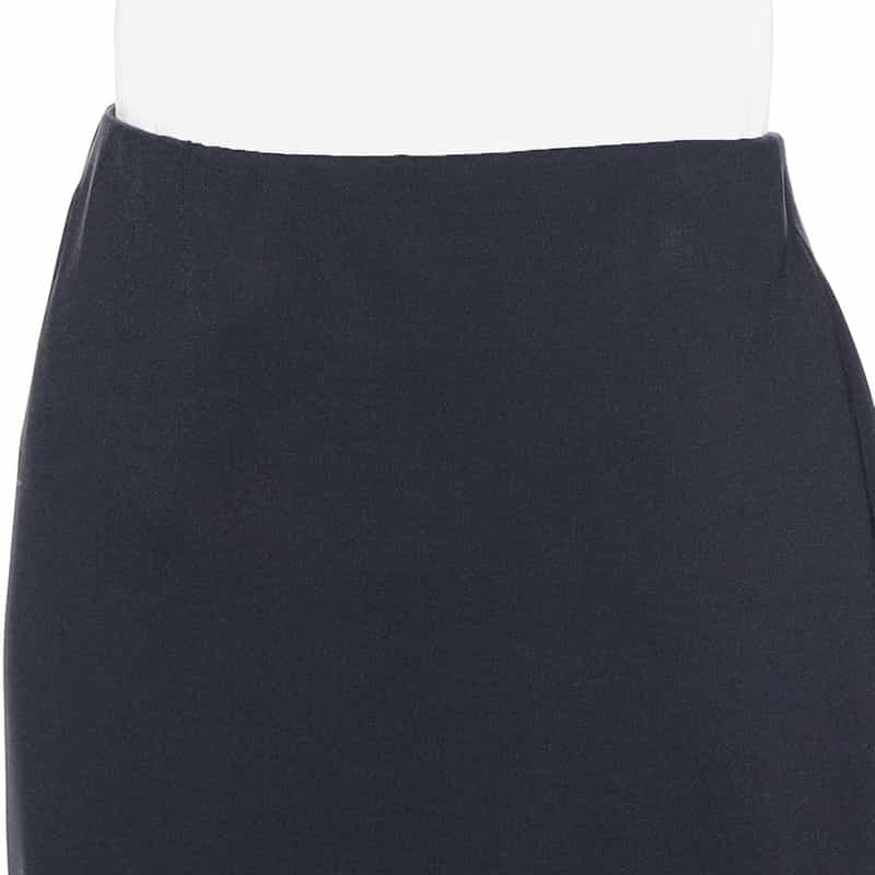 BARNEYS NEW YORK ウォッシャブルスクーバタイトスカート NAVY