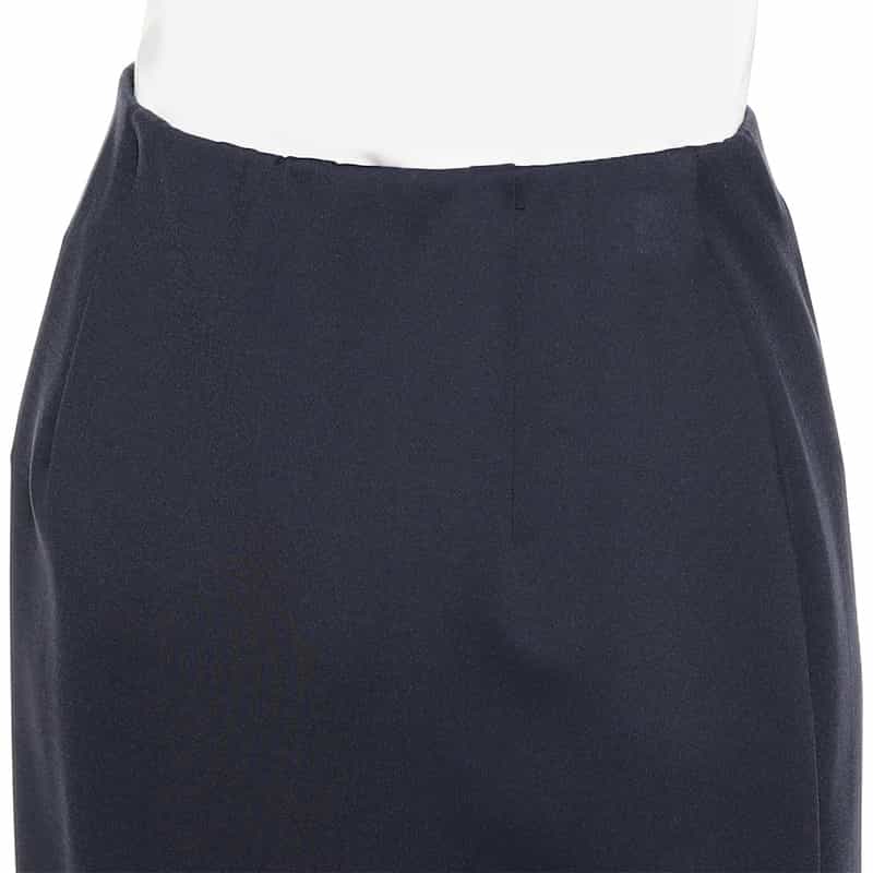 BARNEYS NEW YORK ウォッシャブルスクーバタイトスカート NAVY