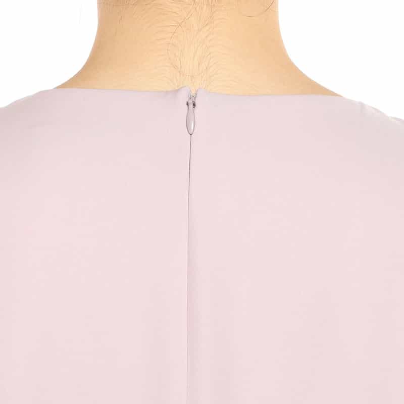 BARNEYS NEW YORK ウォッシャブルラッフルスリーブゲストドレス LIGHT PURPLE