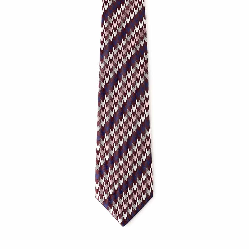 BARNEYS NEW YORK 千鳥柄タイ WINE