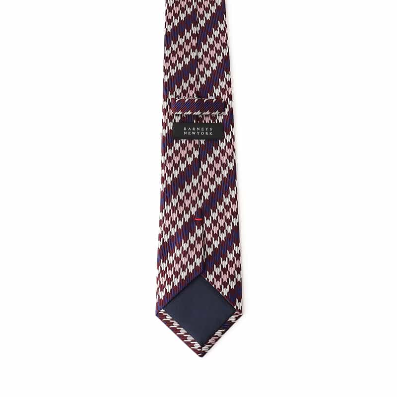BARNEYS NEW YORK 千鳥柄タイ WINE