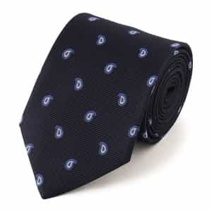 9530◆ペイズリー織柄シルバー◆シルク◆BARNEYS NEWYORK◆新品 バーニーズ ニューヨークのクリスマスプレゼント2023！シルバー